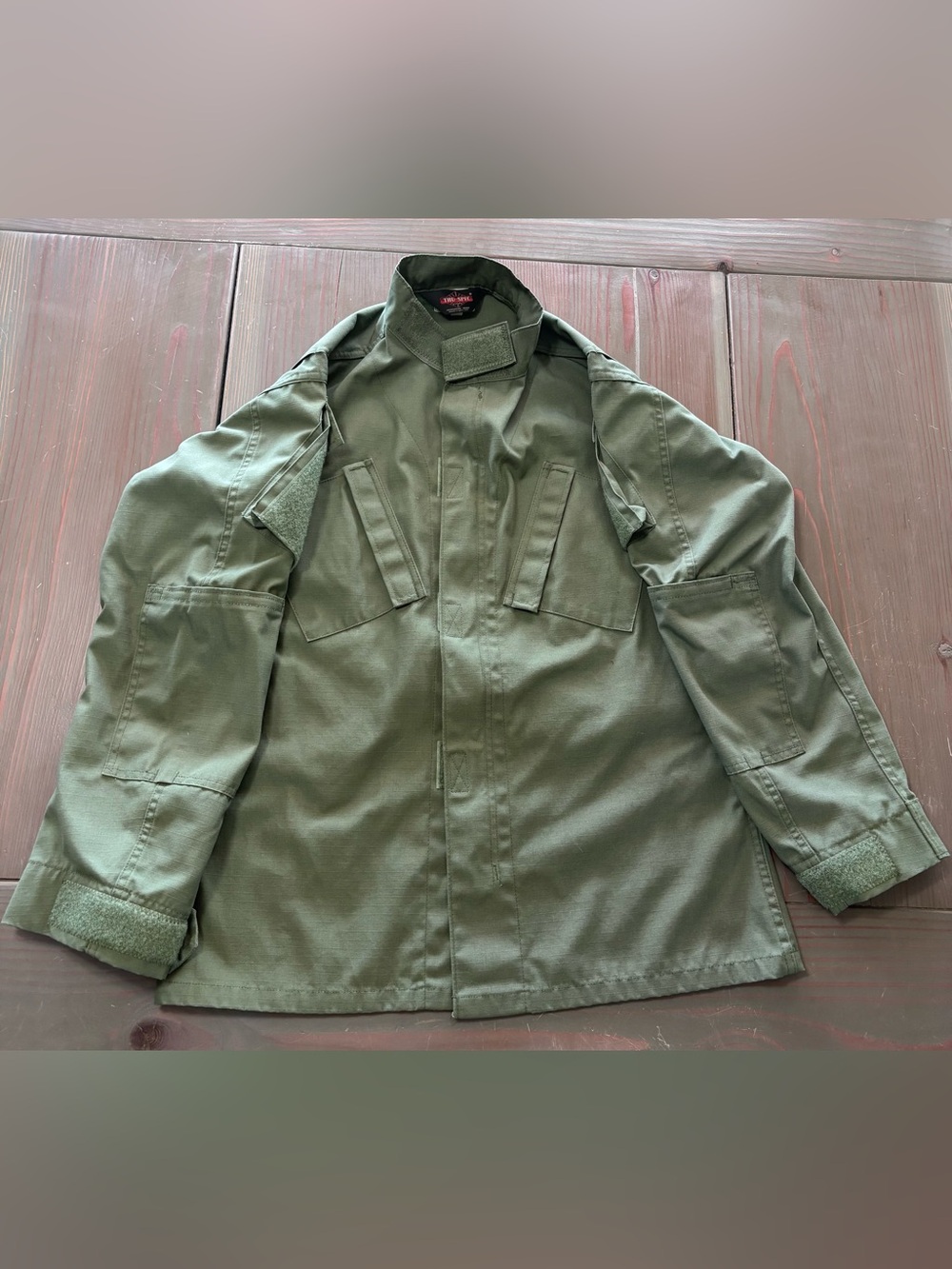 Tru-Spec Men's Military Tactical Jacket - Olive Green small